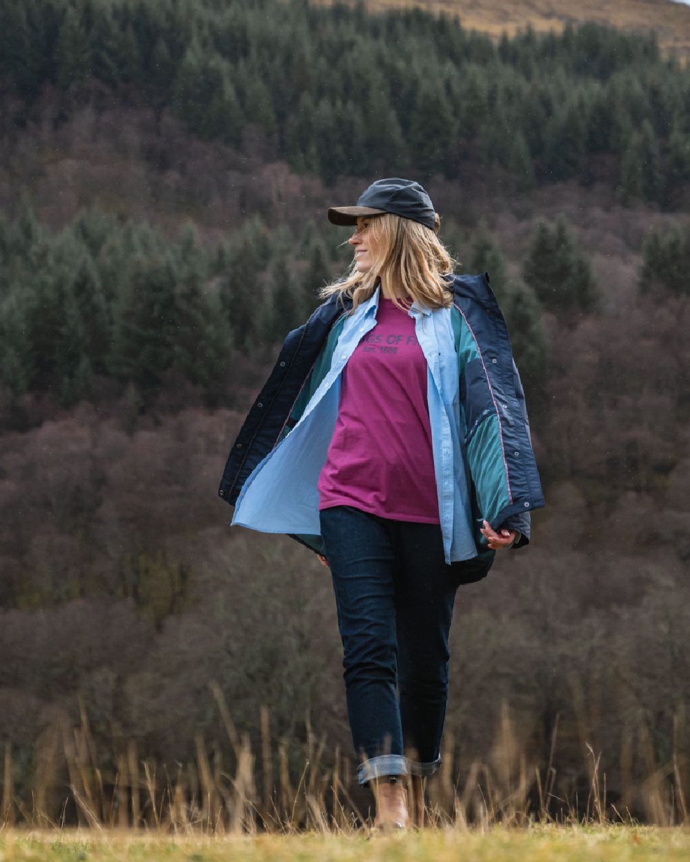 Hoggs of Fife Womens Ingliston Stretch Stripe Shirt